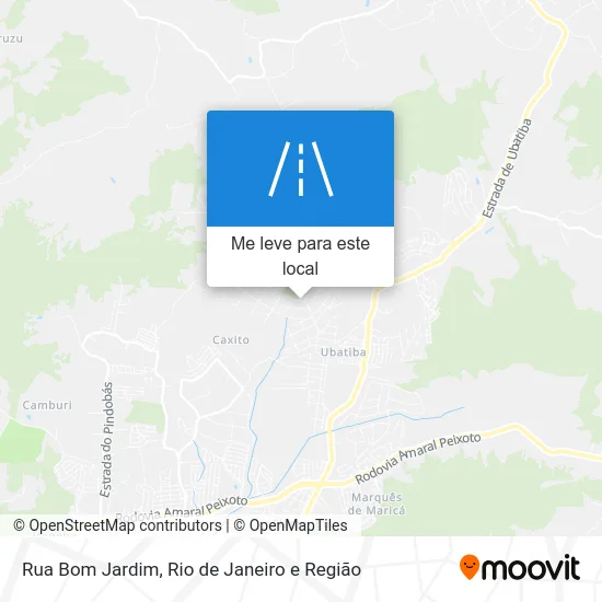 Rua Bom Jardim mapa