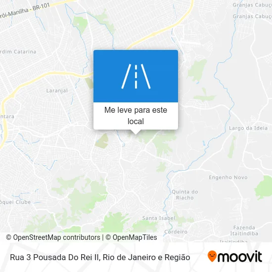 Rua 3 Pousada Do Rei II mapa