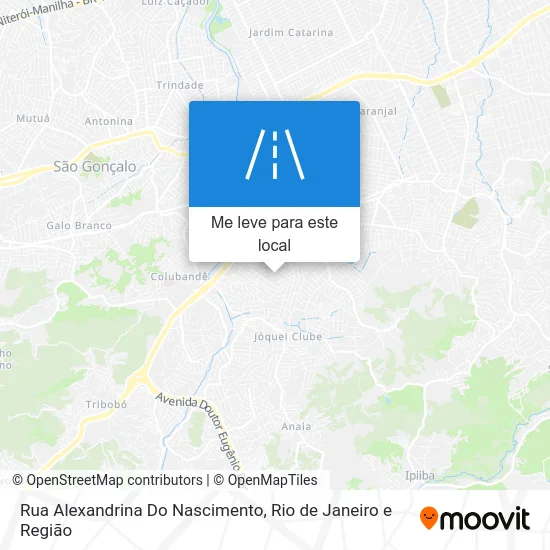 Rua Alexandrina Do Nascimento mapa