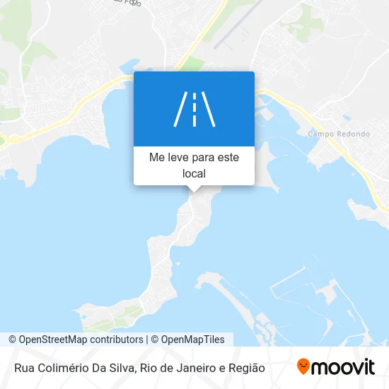 Rua Colimério Da Silva mapa