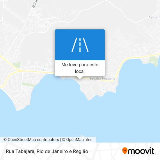 Rua Tabajara mapa