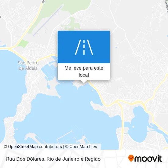 Rua Dos Dólares mapa