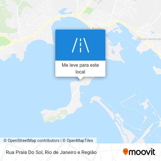 Rua Praia Do Sol mapa