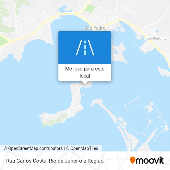 Rua Carlos Costa mapa