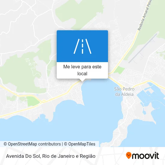 Avenida Do Sol mapa