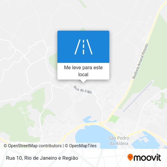 Rua 10 mapa
