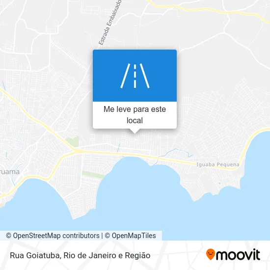 Rua Goiatuba mapa