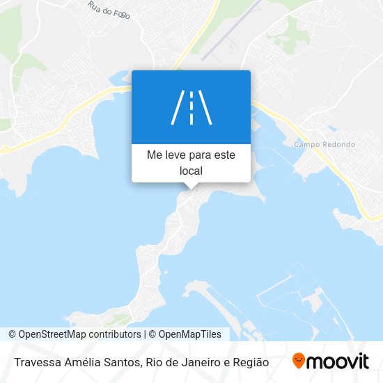 Travessa Amélia Santos mapa