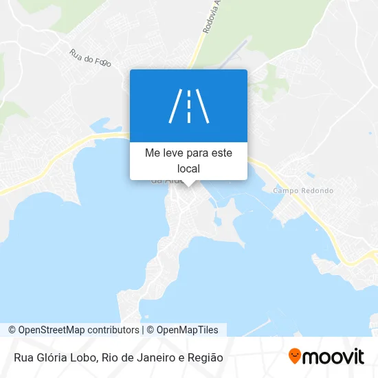 Rua Glória Lobo mapa