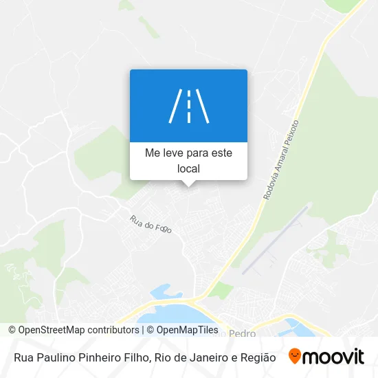 Rua Paulino Pinheiro Filho mapa