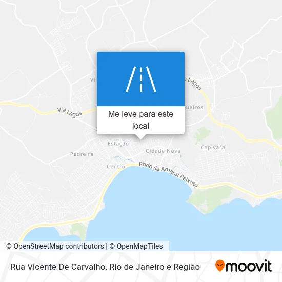 Rua Vicente De Carvalho mapa