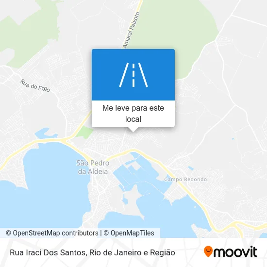 Rua Iraci Dos Santos mapa