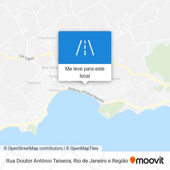 Rua Doutor Antônio Teixeira mapa