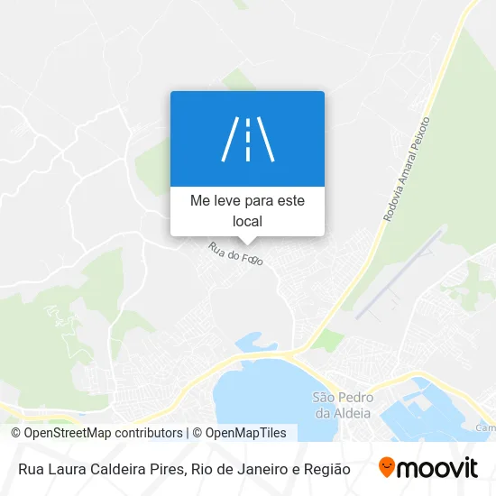 Rua Laura Caldeira Pires mapa