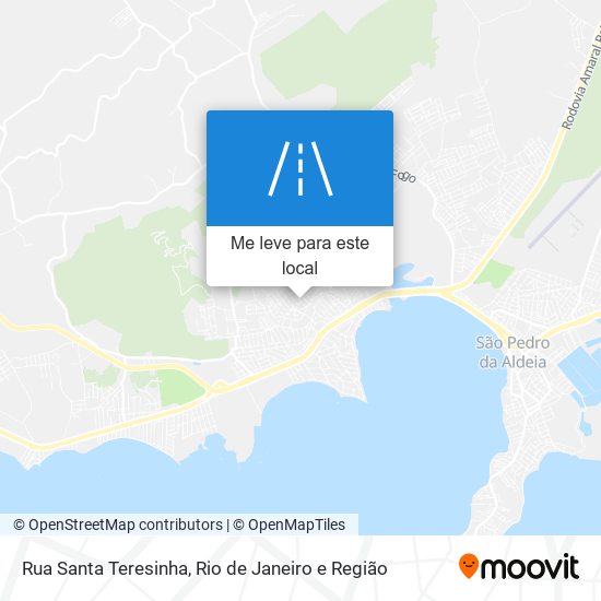 Rua Santa Teresinha mapa