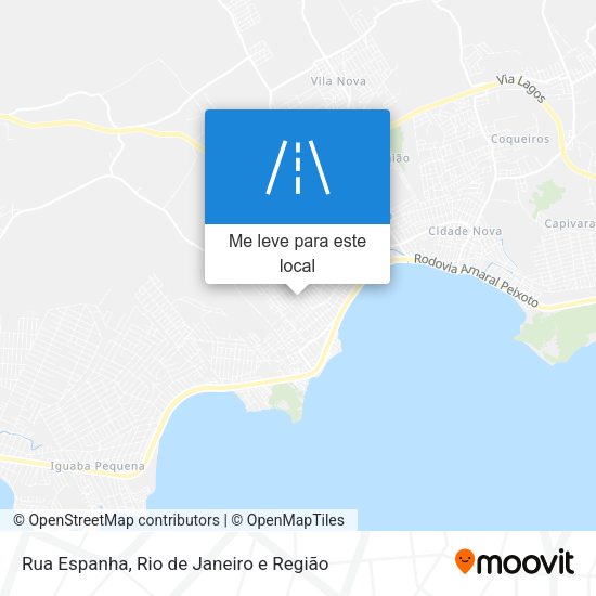 Rua Espanha mapa