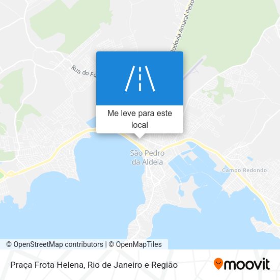Praça Frota Helena mapa