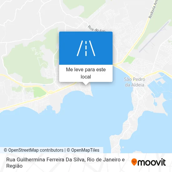 Rua Guilhermina Ferreira Da Silva mapa