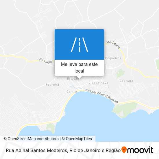Rua Adinal Santos Medeiros mapa