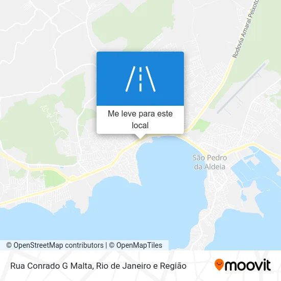 Rua Conrado G Malta mapa