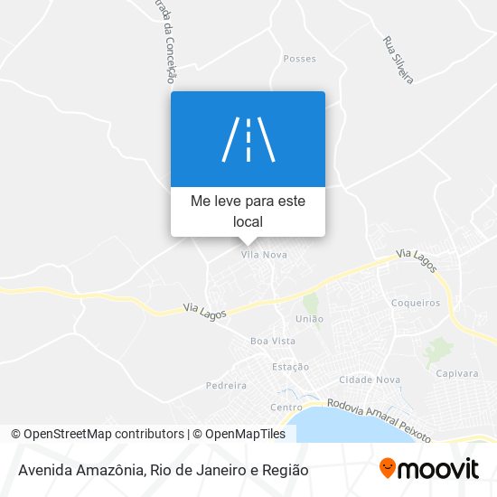 Avenida Amazônia mapa