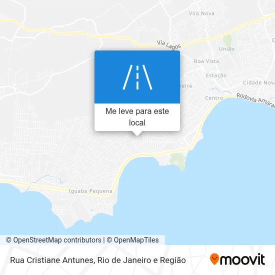 Rua Cristiane Antunes mapa
