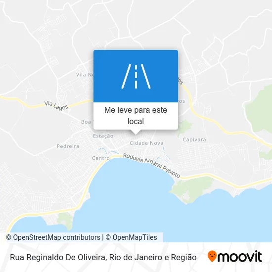 Rua Reginaldo De Oliveira mapa