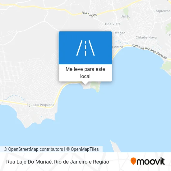 Rua Laje Do Muriaé mapa
