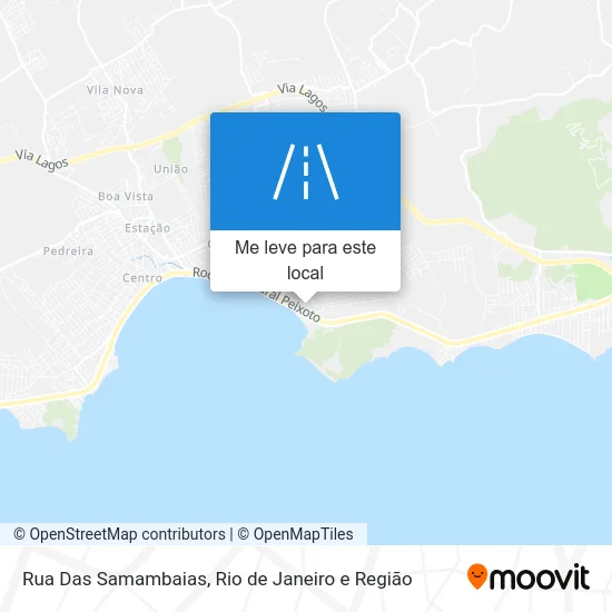 Rua Das Samambaias mapa