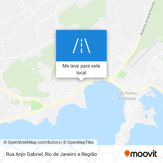 Rua Anjo Gabriel mapa