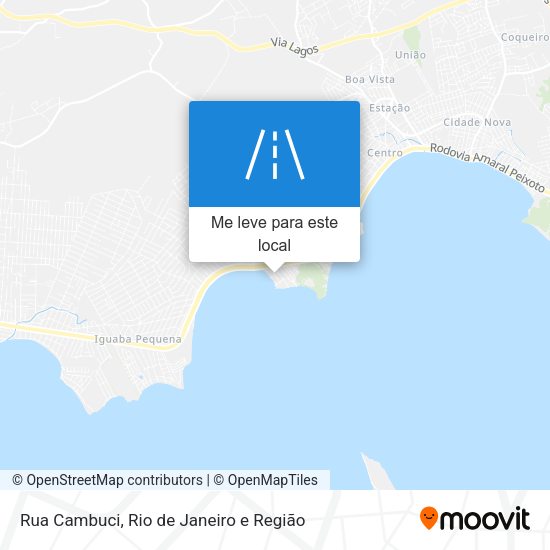 Rua Cambuci mapa