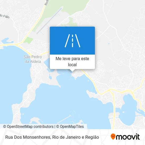 Rua Dos Monsenhores mapa