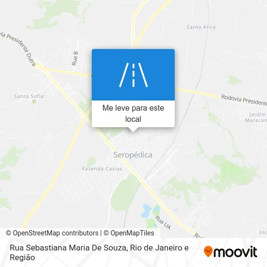 Rua Sebastiana Maria De Souza mapa