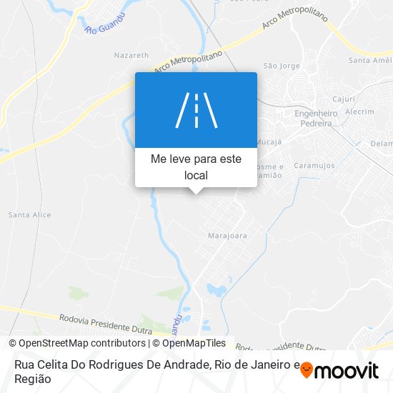 Rua Celita Do Rodrigues De Andrade mapa