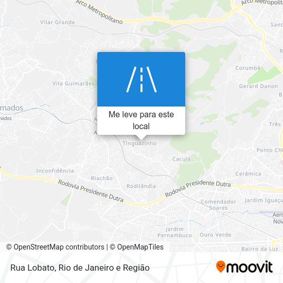 Rua Lobato mapa