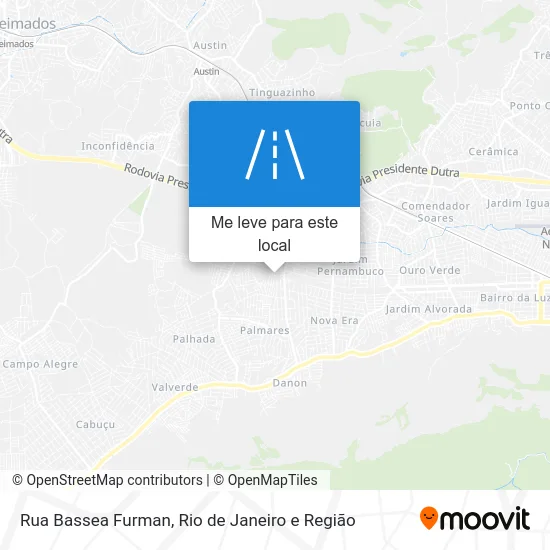 Rua Bassea Furman mapa
