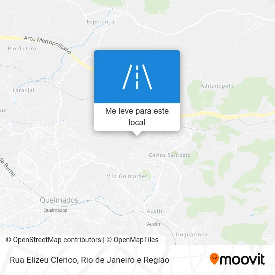 Rua Elizeu Clerico mapa