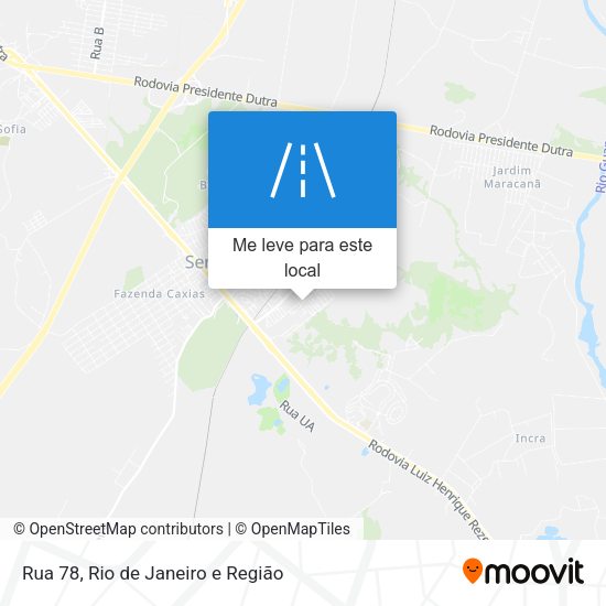 Rua 78 mapa