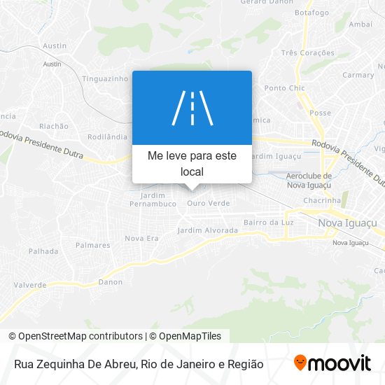 Rua Zequinha De Abreu mapa