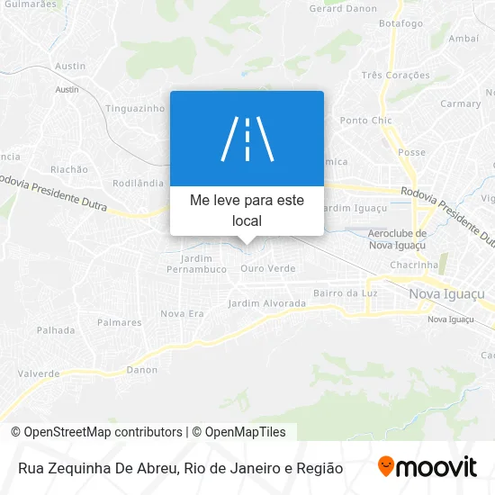Rua Zequinha De Abreu mapa