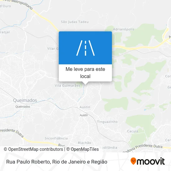 Rua Paulo Roberto mapa