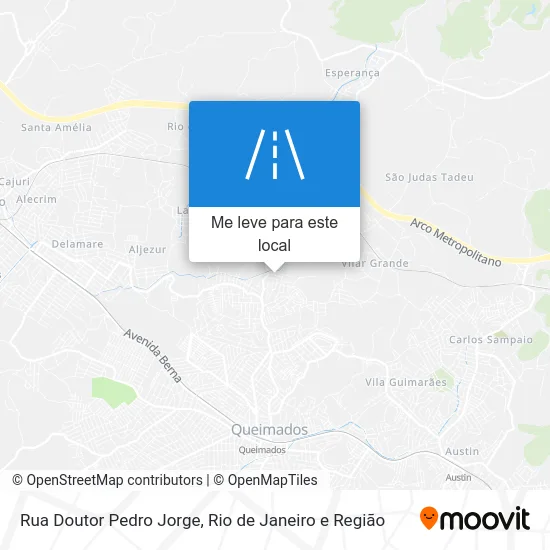 Rua Doutor Pedro Jorge mapa