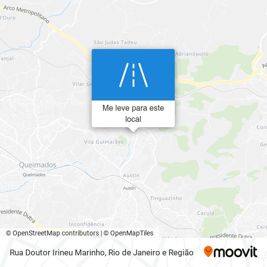 Rua Doutor Irineu Marinho mapa