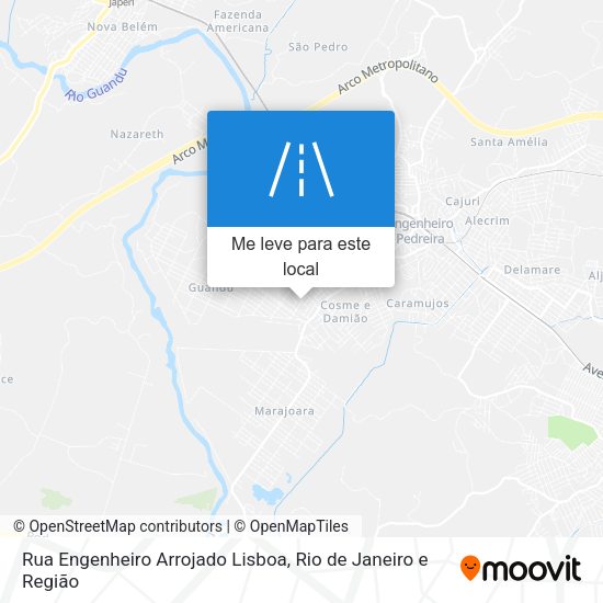 Rua Engenheiro Arrojado Lisboa mapa