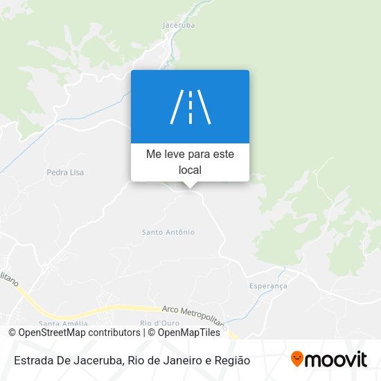 Estrada De Jaceruba mapa