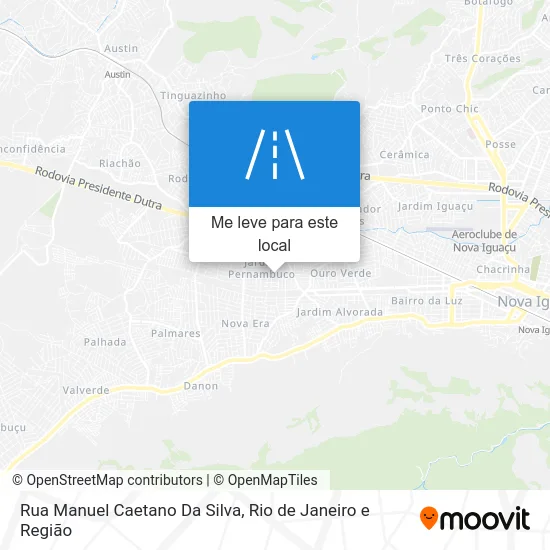 Rua Manuel Caetano Da Silva mapa