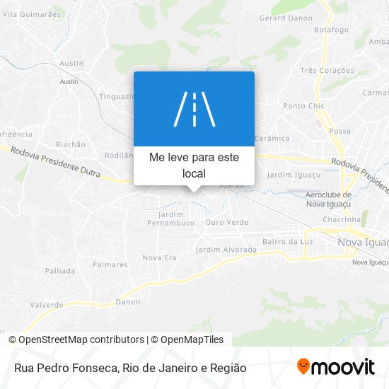 Rua Pedro Fonseca mapa