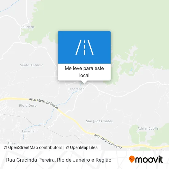 Rua Gracinda Pereira mapa