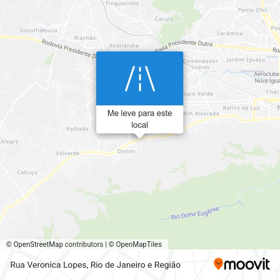 Rua Veronica Lopes mapa