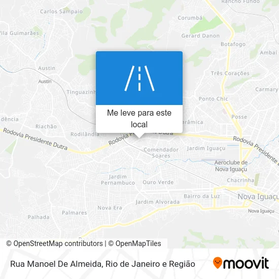 Rua Manoel De Almeida mapa